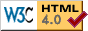 Skriven i HTML 4.0